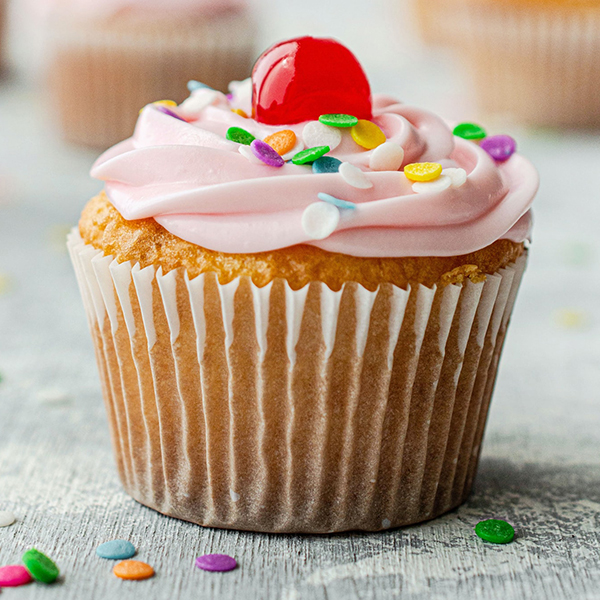 a photo of a cupcake